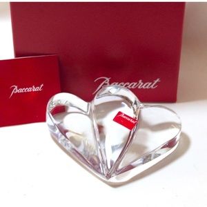 Baccarat Cupid Double Heart, Retired, signed and BNIB💎